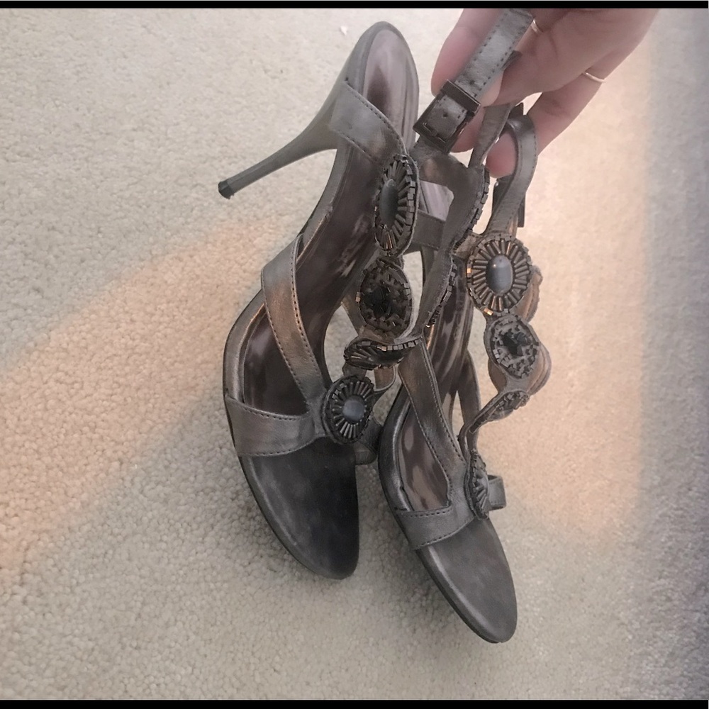 Silver heels